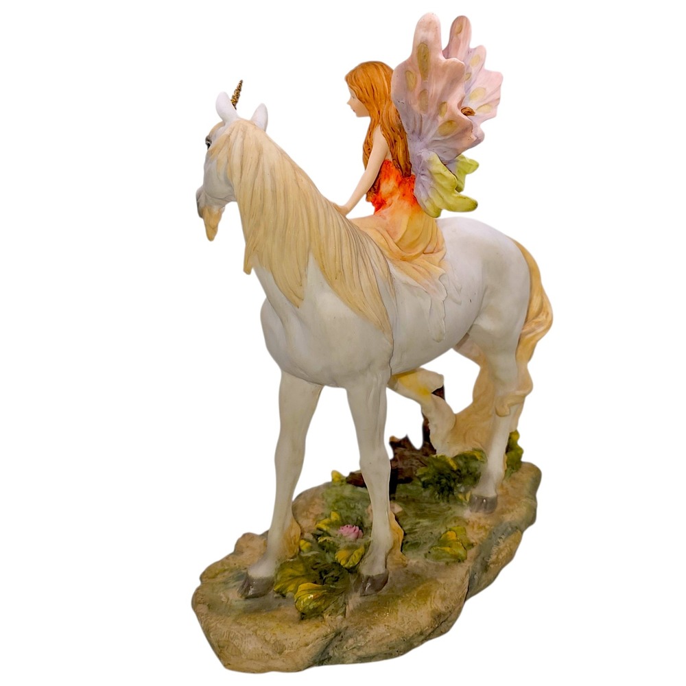 Summit Collection 2001 Veronese Fairy Unicorn Mystical Magical Fantasy Figurine - Picture 5 of 9